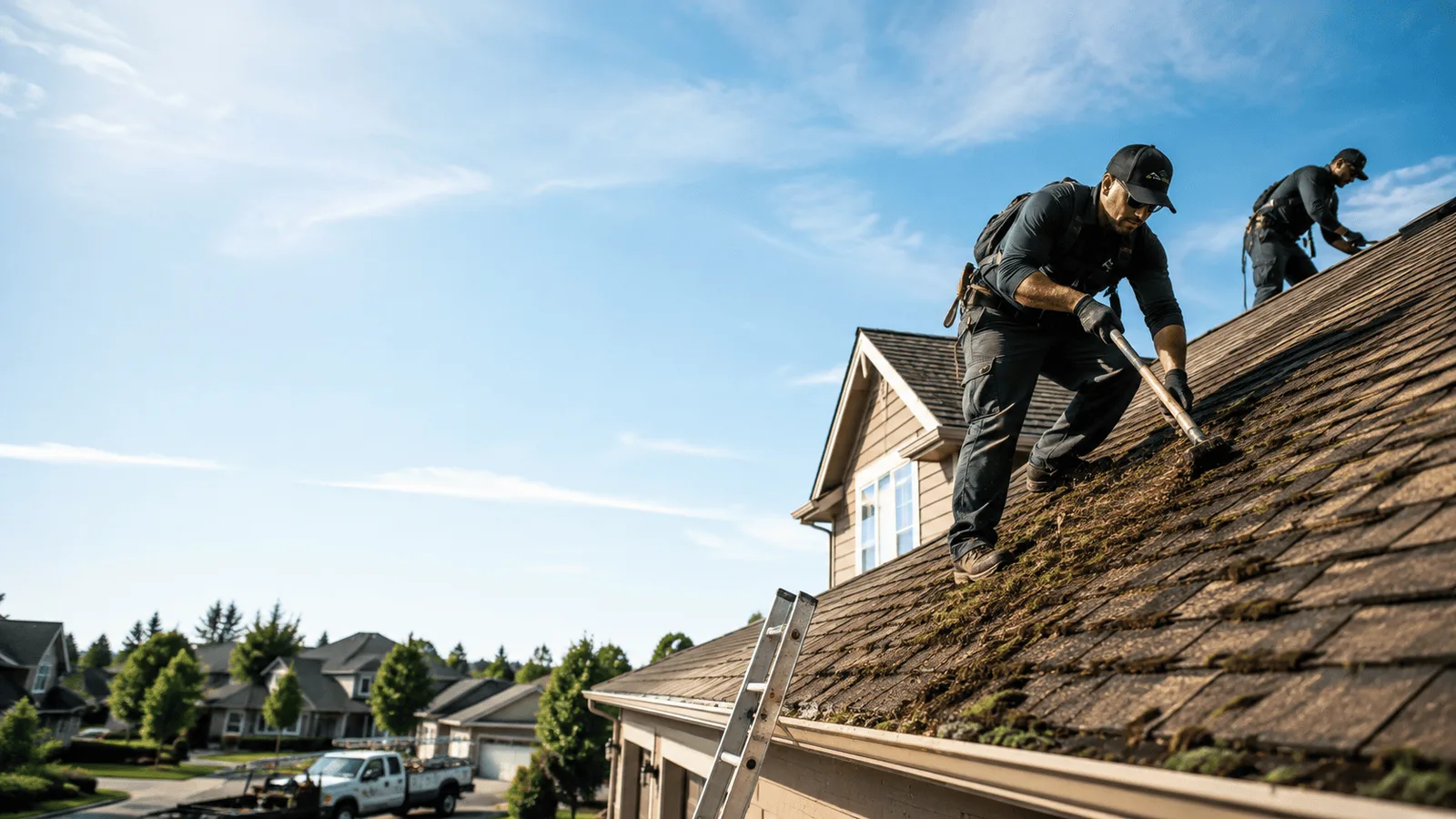 Roof Moss Removal in Satanta, KS near me